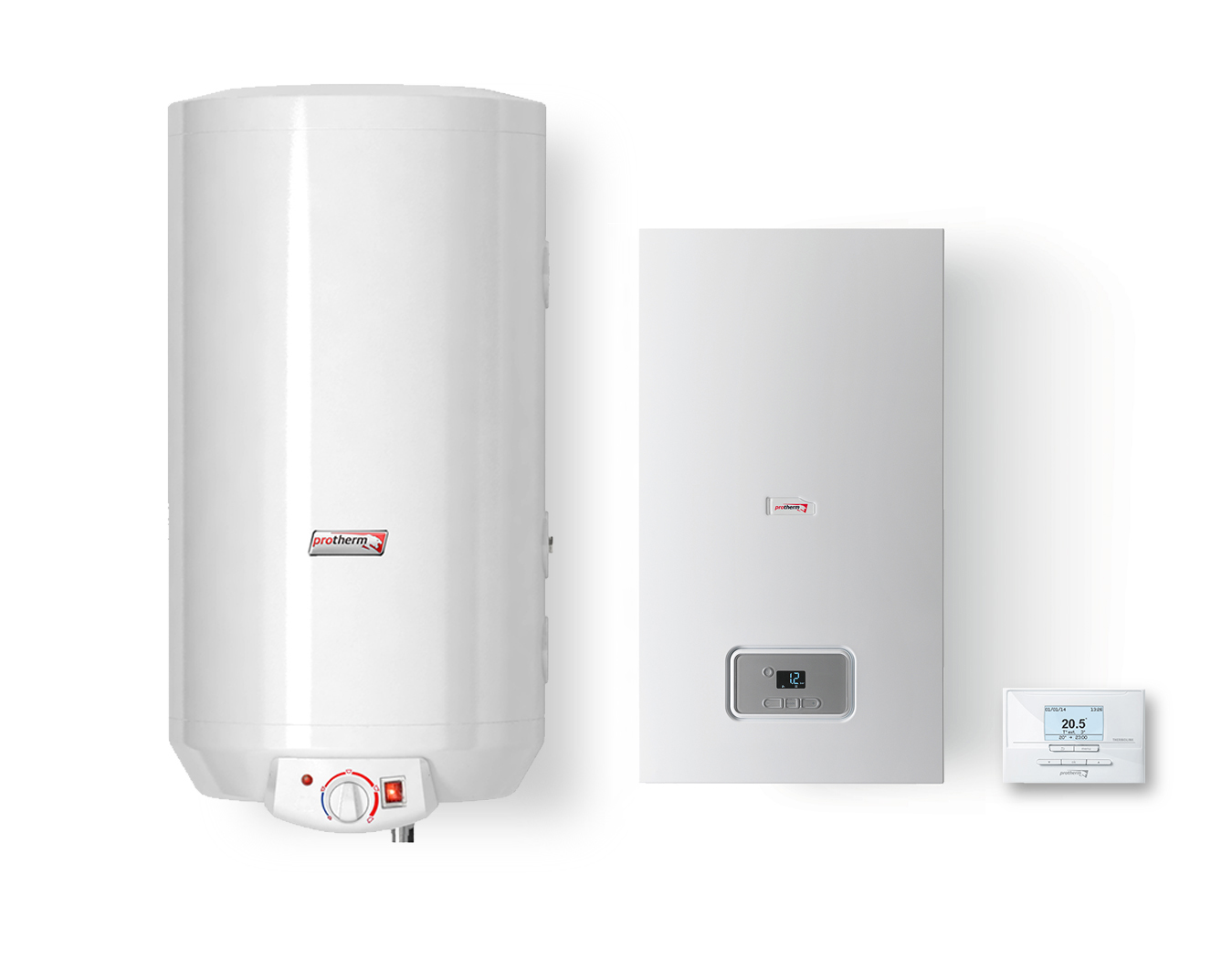PROTHERM Zostava Gepard Condens  25 MKO ľavá + WE100ME externý zásobník + priestorový regulátor Thermolink P